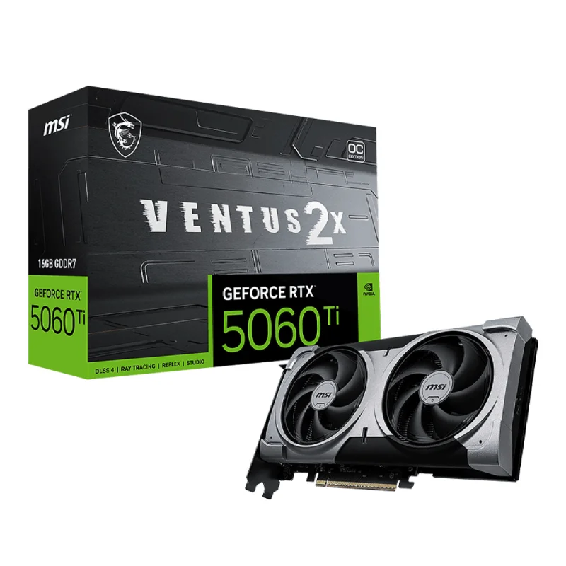 MSI RTX 5060 Ti Ventus 2X OC 16Go | Gamer FHD
