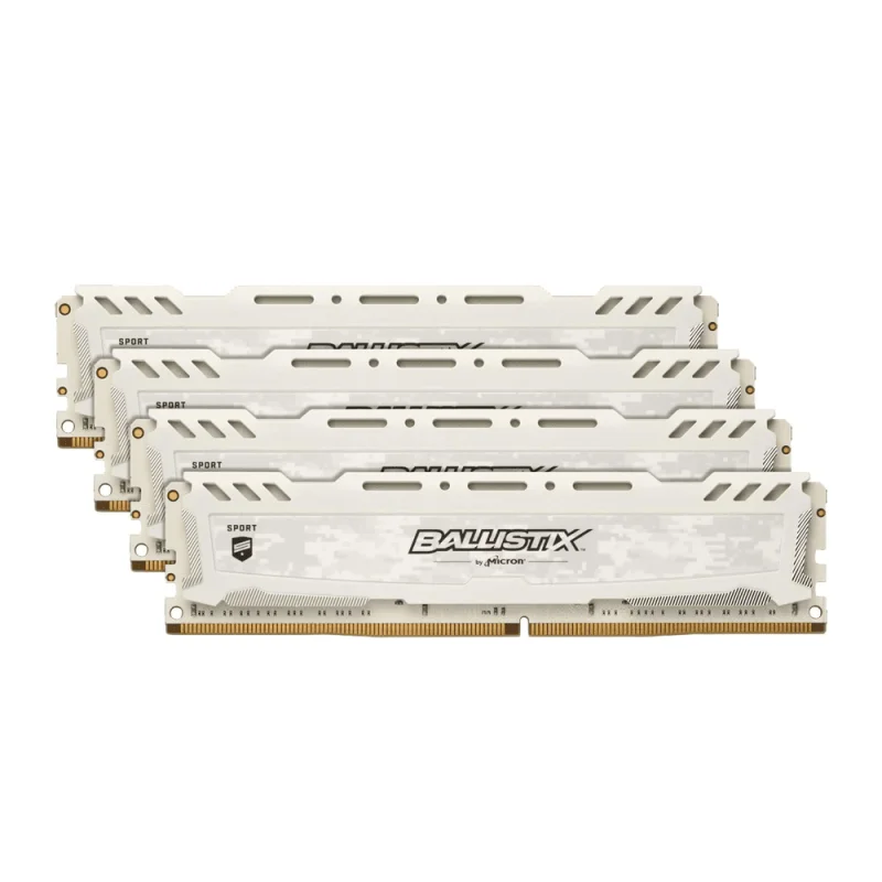 Ballistix Sport 32Go (4x8Go) DDR4 Blanc | Tunisie