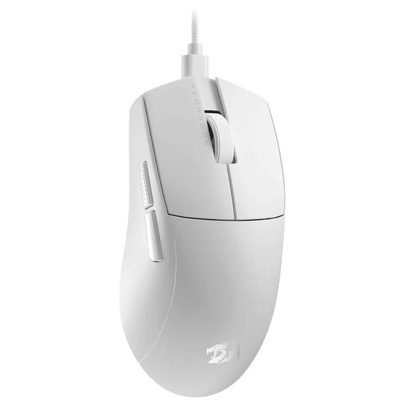 Redragon K1NG M724W Blanc | Filaire | 12400 DPI | Pro Gaming
