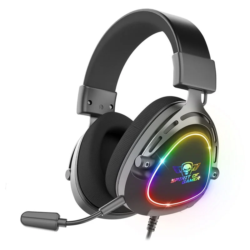 Spirit of Gamer Elite H40 | Filaire USB RGB | Noir | Immersif