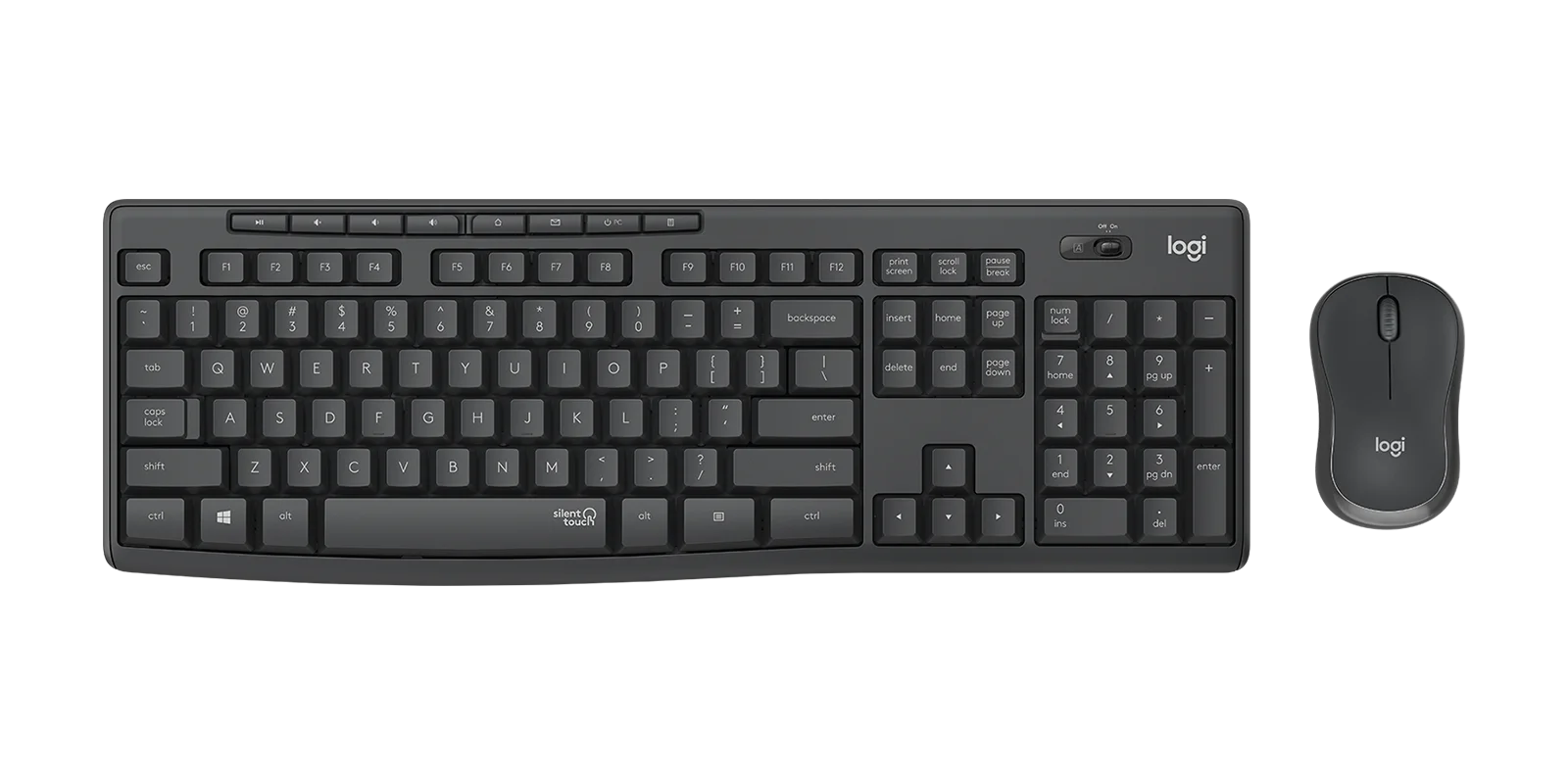 Logitech MK295 Ensemble Taille Réelle Sans-fil Graphite | Pro