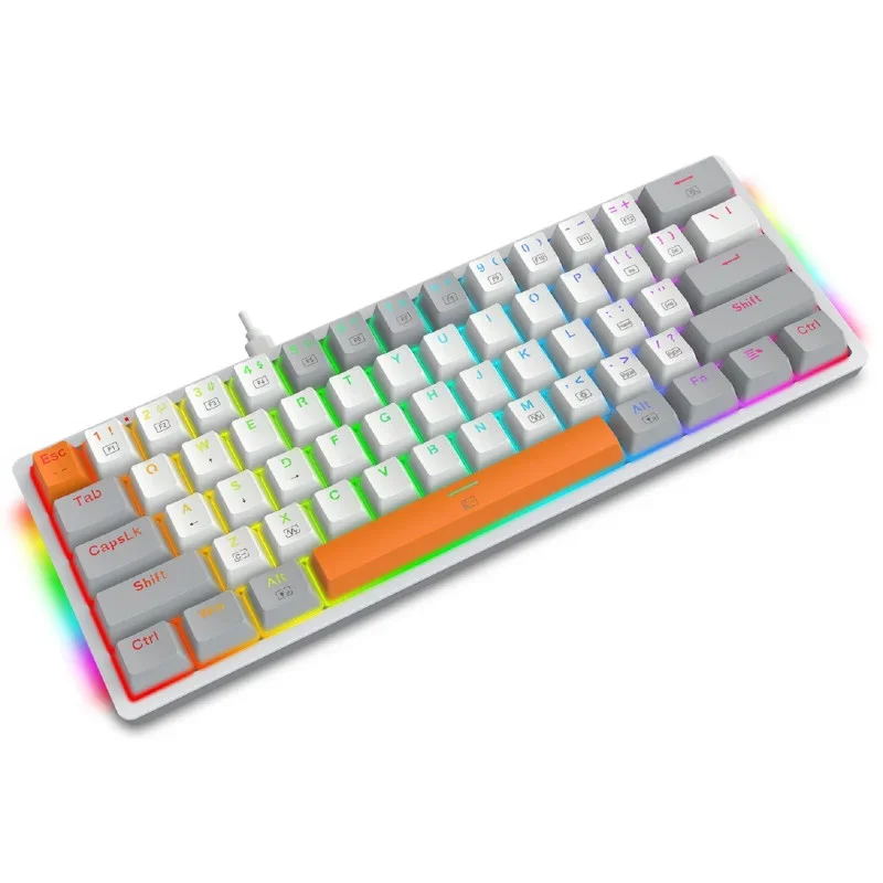 Redragon AKALI K642 | 65% | Blanc Orange
