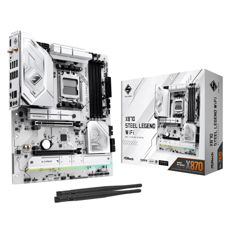 ASRock X870 Steel Legend WiFi | AM5 DDR5 | NextGen
