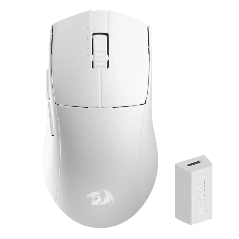 Redragon K1NG M916 STD 1K Blanc | Tri-Mode | 8000 DPI | Non RGB | T...
