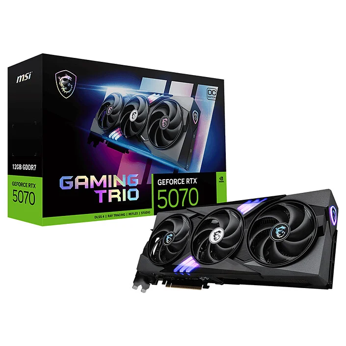 MSI RTX 5070 12Go Gaming Trio OC | RTX 1440p