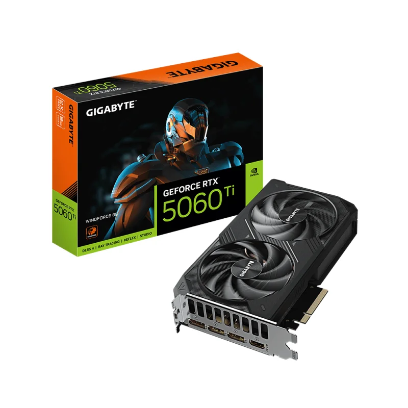 Gigabyte RTX 5060 Ti Windforce 8Go GDDR7 | DLSS 3 Gaming