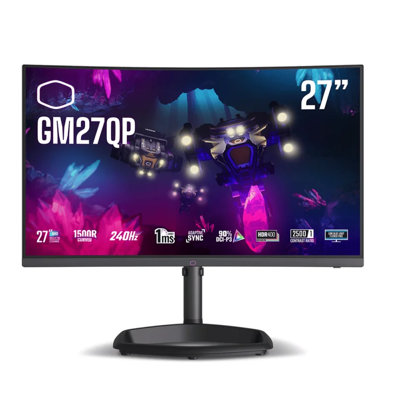 COOLER MASTER GM27QP 27" QHD | 240Hz Curved | 1440p Gaming