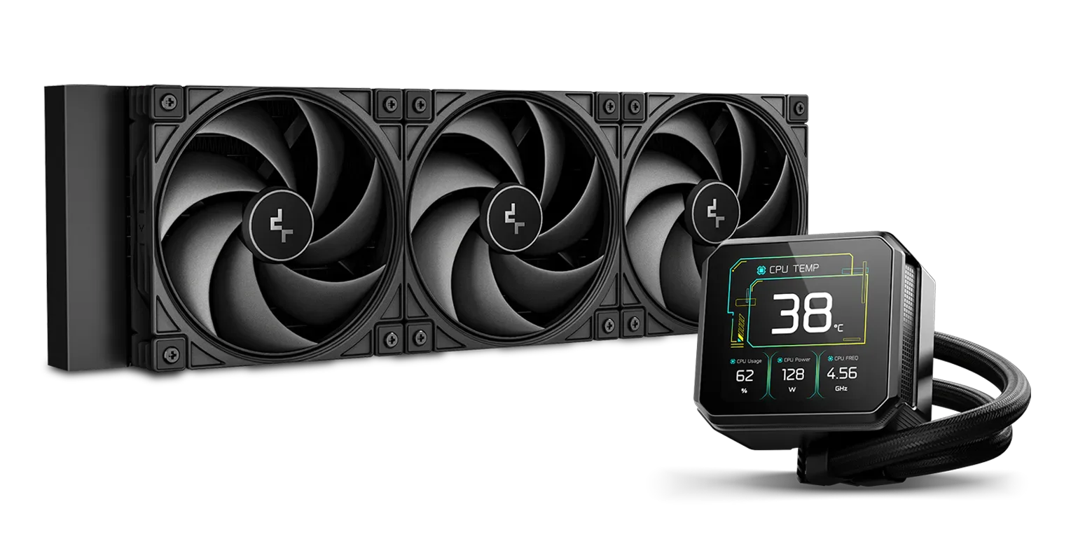 DeepCool SPARTACUS 360 Noir | AIO 360mm LCD | Performance