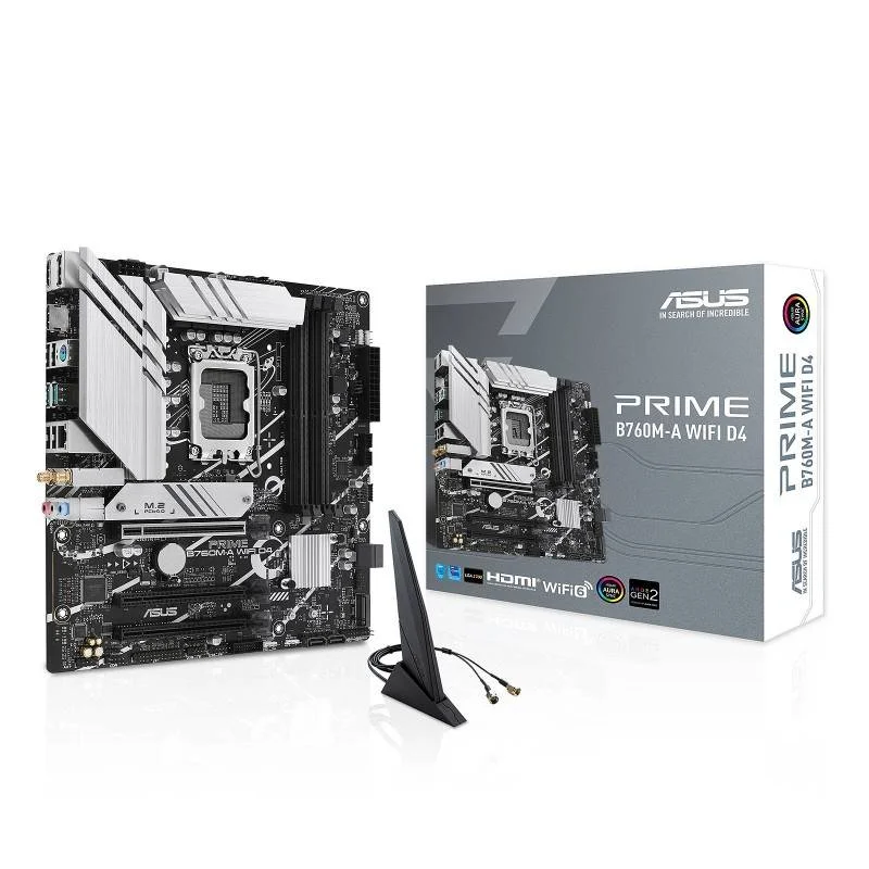 ASUS PRIME B760M-A WiFi D4 | LGA1700 DDR4 | Gaming