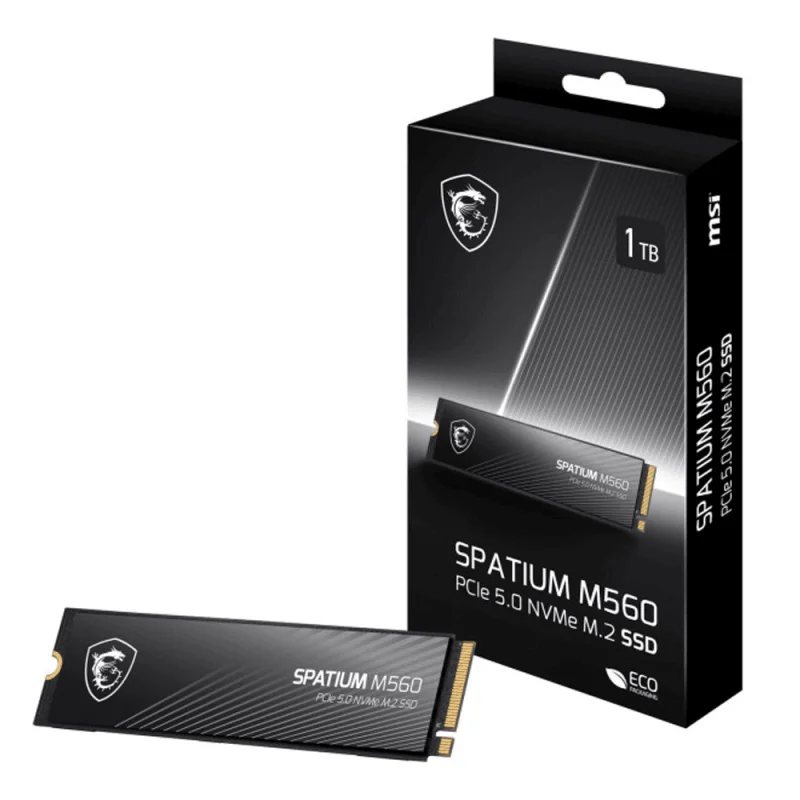 MSI SPATIUM M560 NVMe PCIe 5.0 1To | 10200MB/s | Gen5 Ultra Gaming