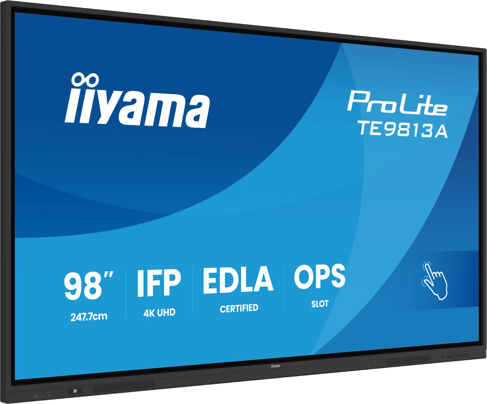 iiyama ProLite 98" 4K UHD | 60Hz IPS Tactile | Éducation