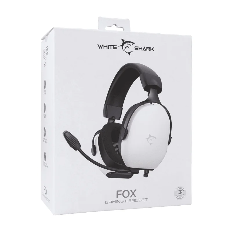 White Shark Fox GH-2445 | Filaire | Stéréo | Blanc | Gamer