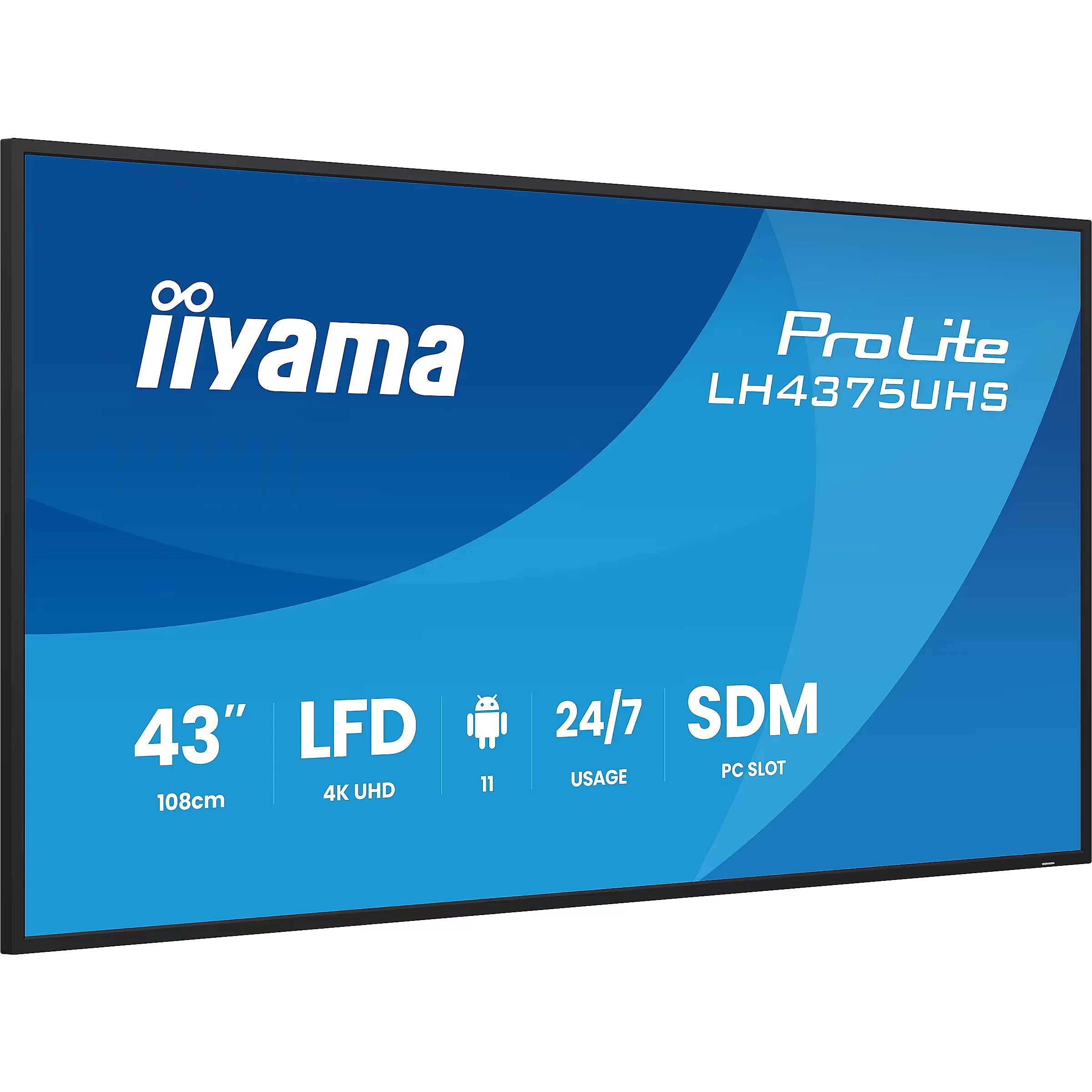 iiyama ProLite 43" 4K UHD | 60Hz IPS | Affichage dynamique