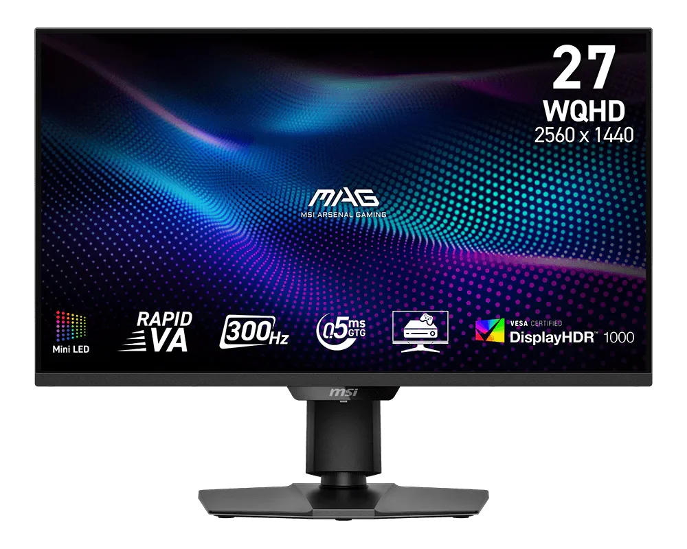 MSI MAG 274QPF 27" QHD | 0.5ms Mini-LED | Esport